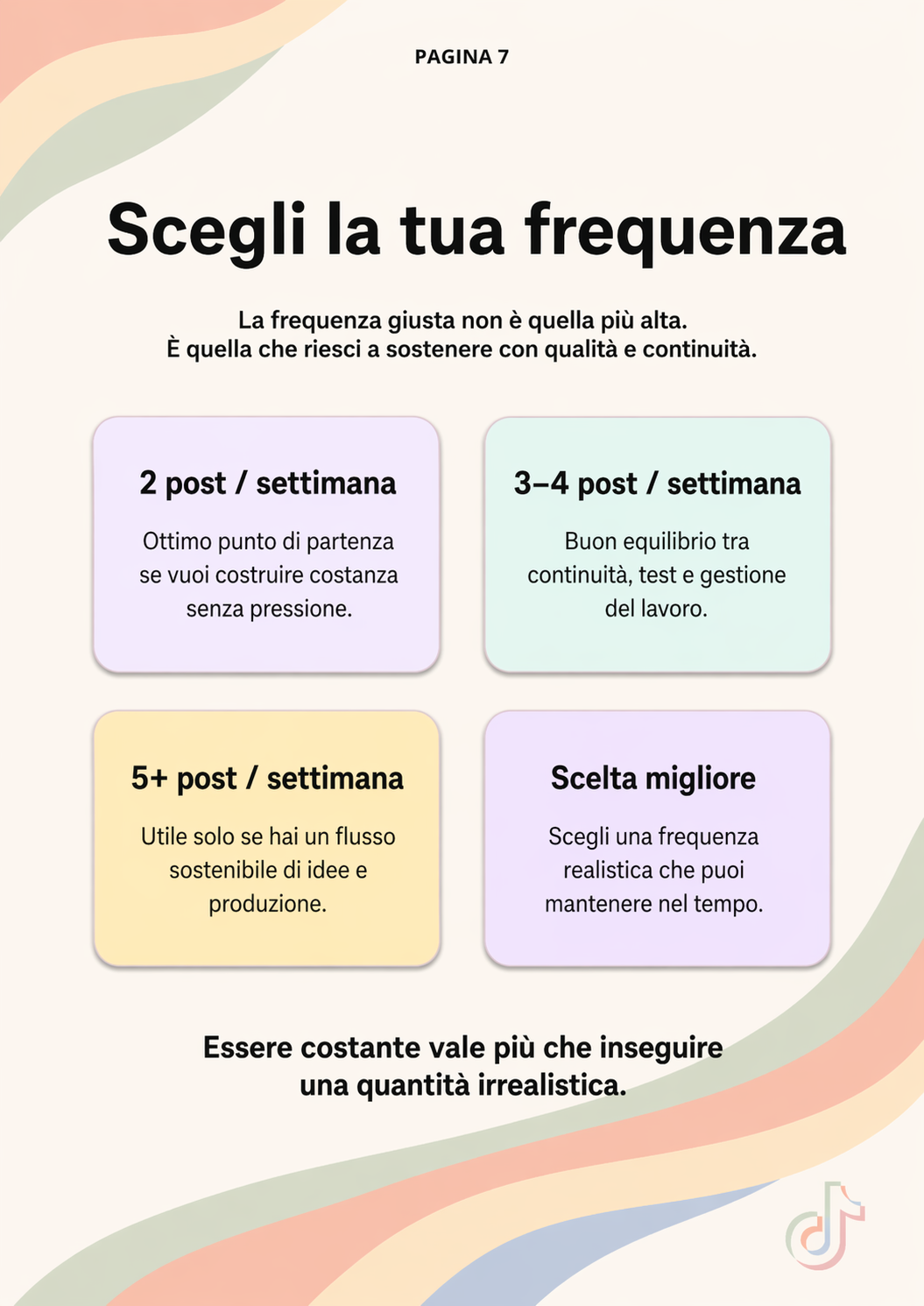 TikTok Posting Strategy Kit | Guida PDF digitale per creator