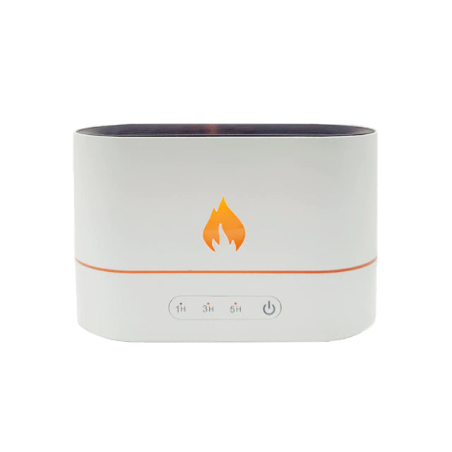 Flame Diffuser Simulation Flame Night Light USB Ultrasonic Humidifier