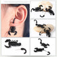 Black Scorpion Earrings / 3D Double-Sided Earrings